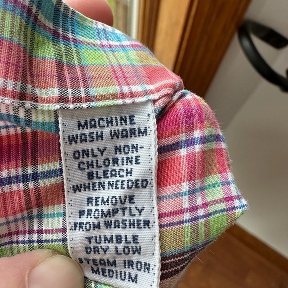 Ralph Lauren button down plaid classic fit shirt - Picture 6 of 8